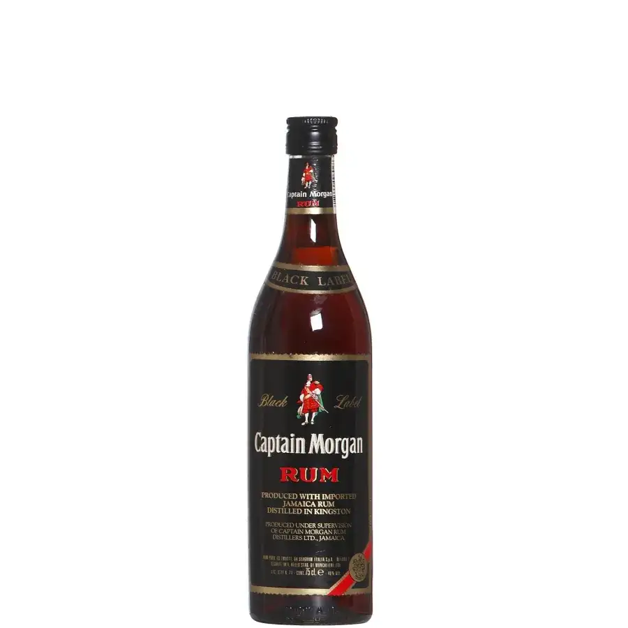 Captain Morgan Black Label 1980s