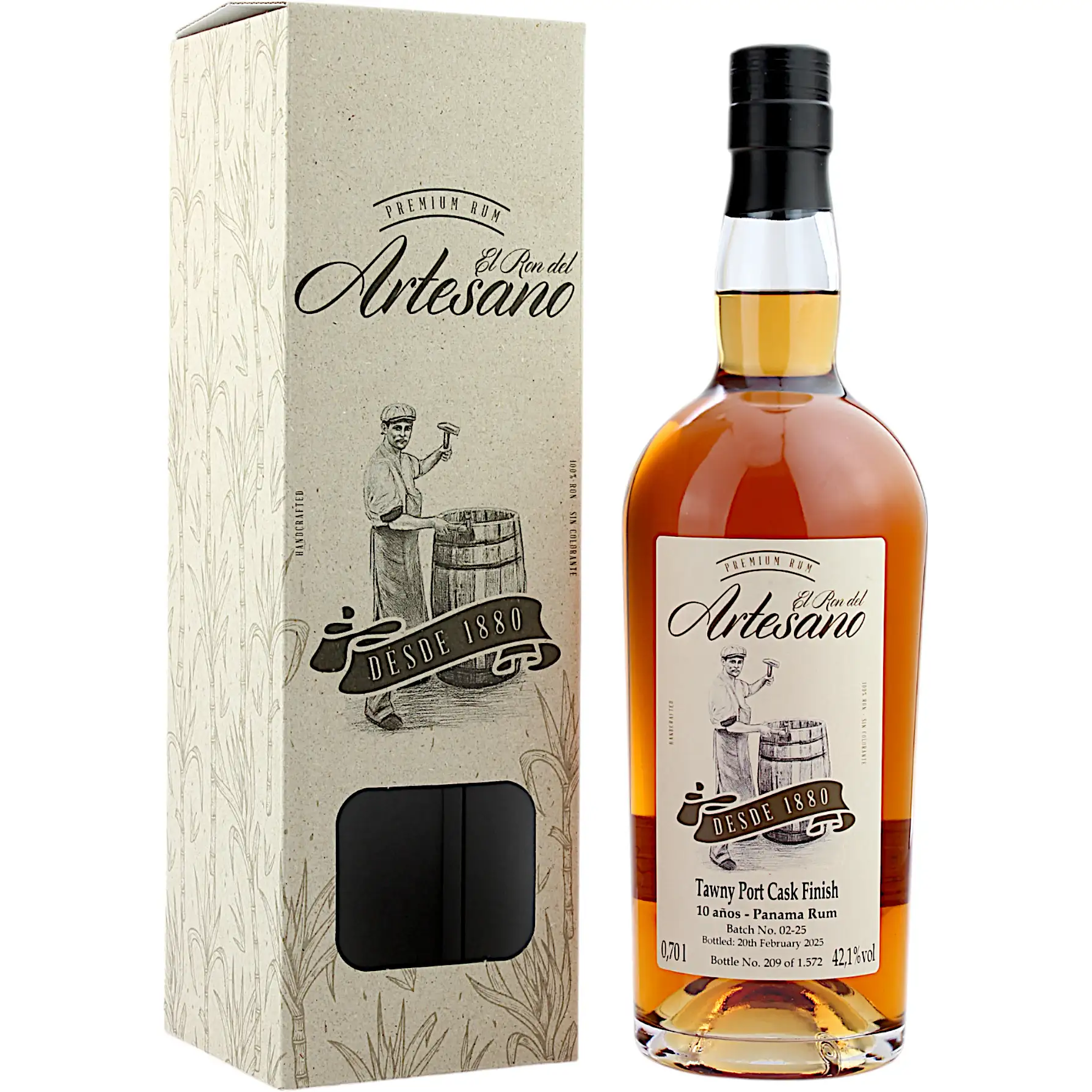 El Ron del Artesano Panama Rum - Tawny Port Cask Finish 2012