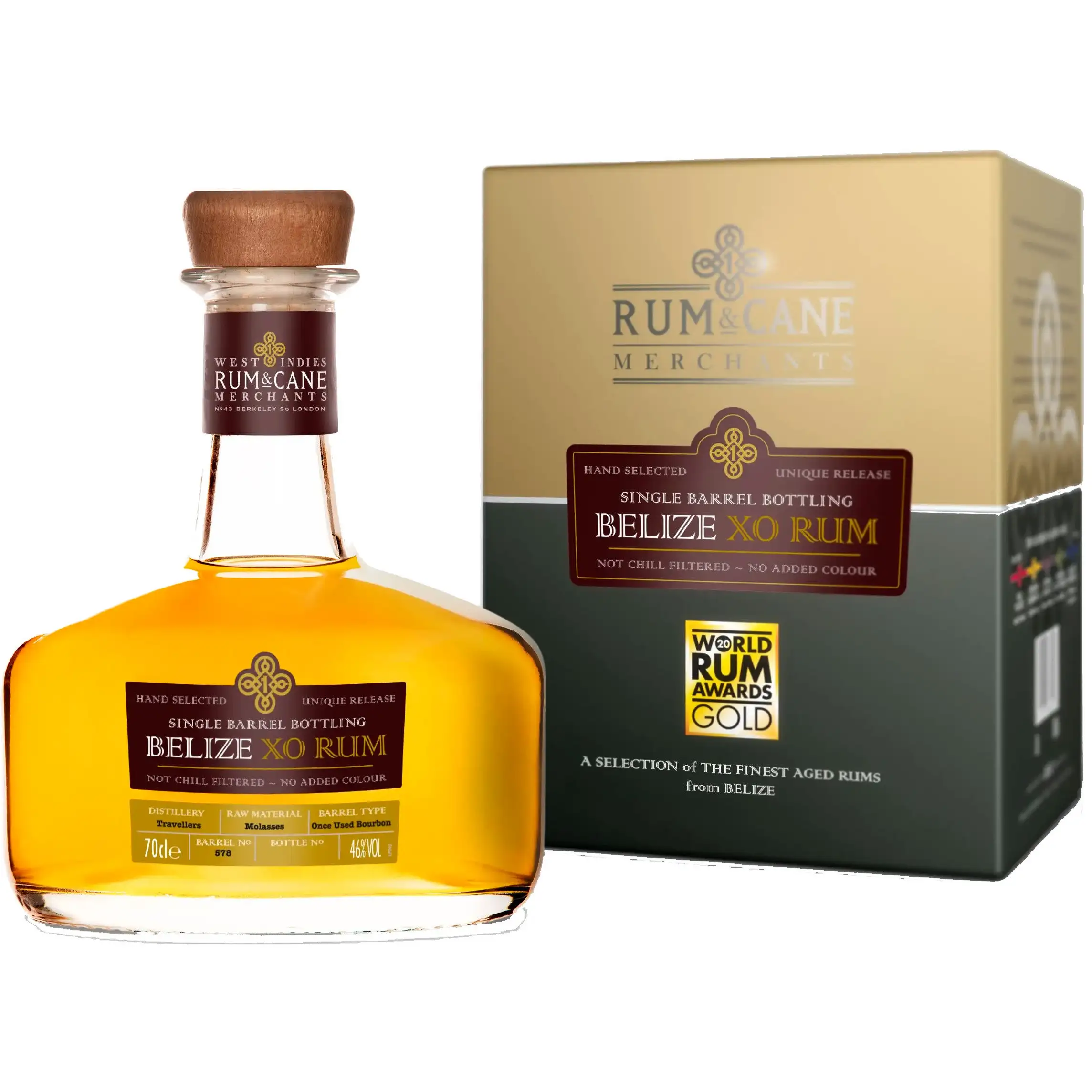 Crucial Drinks Travellers Rum & Cane Belize XO