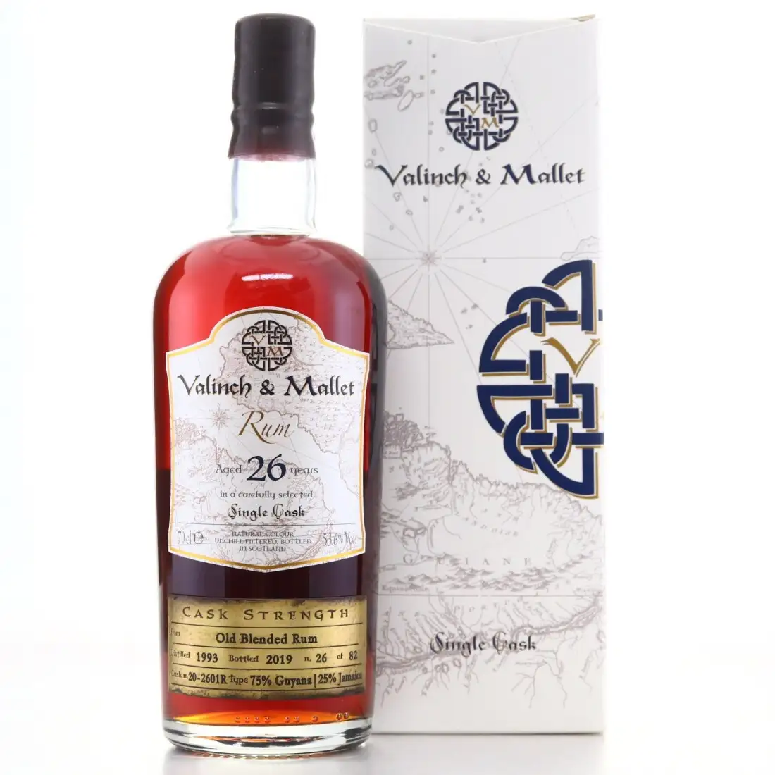 Valinch & Mallet Blended Rum 1993