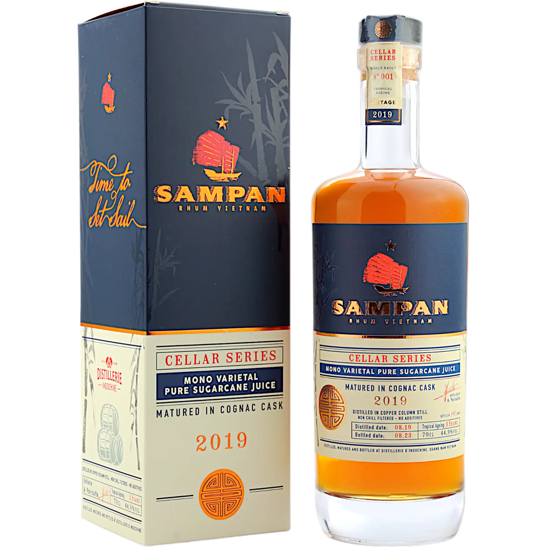 Distillerie d’Indochine Sampan Cellar Series (Cognac Cask) 2019
