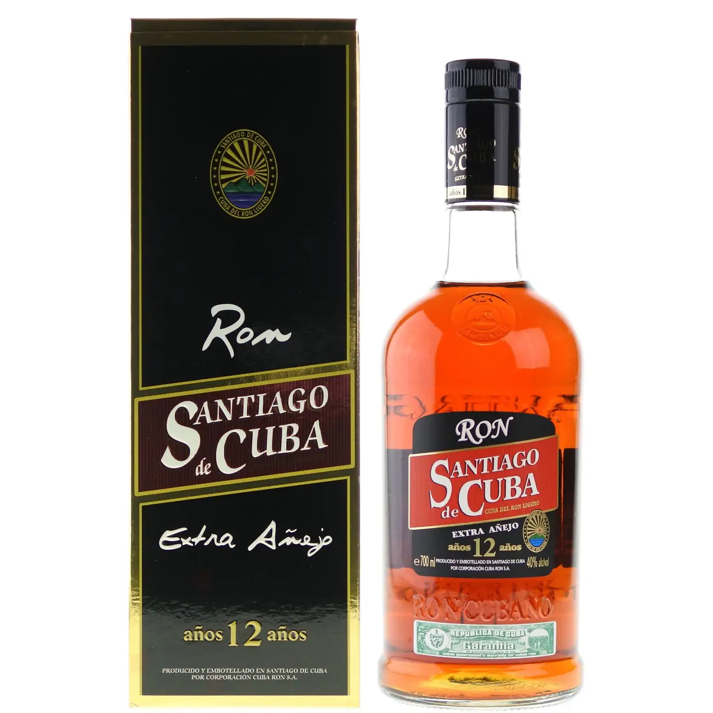 Santiago de Cuba Extra Añejo 12 Años