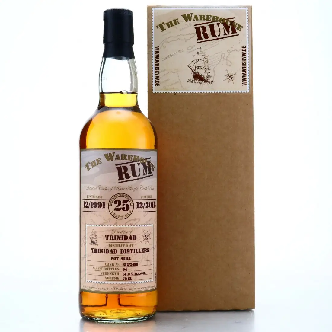 The Warehouse Rum T.D.L Trinidad 1991