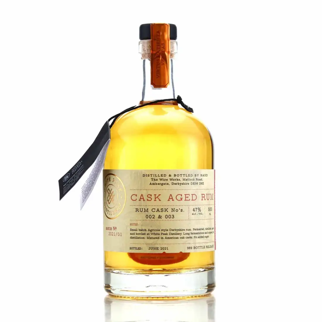 Wire Works White Peak Small Batch Cask Aged Rum Batch 2021