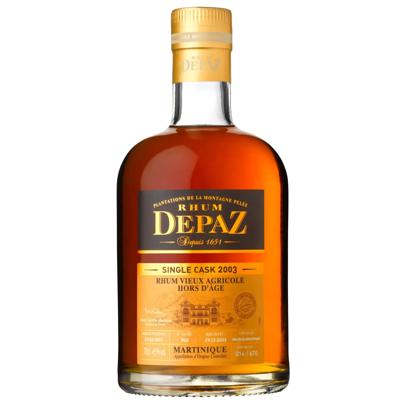 Depaz Single Cask 2003