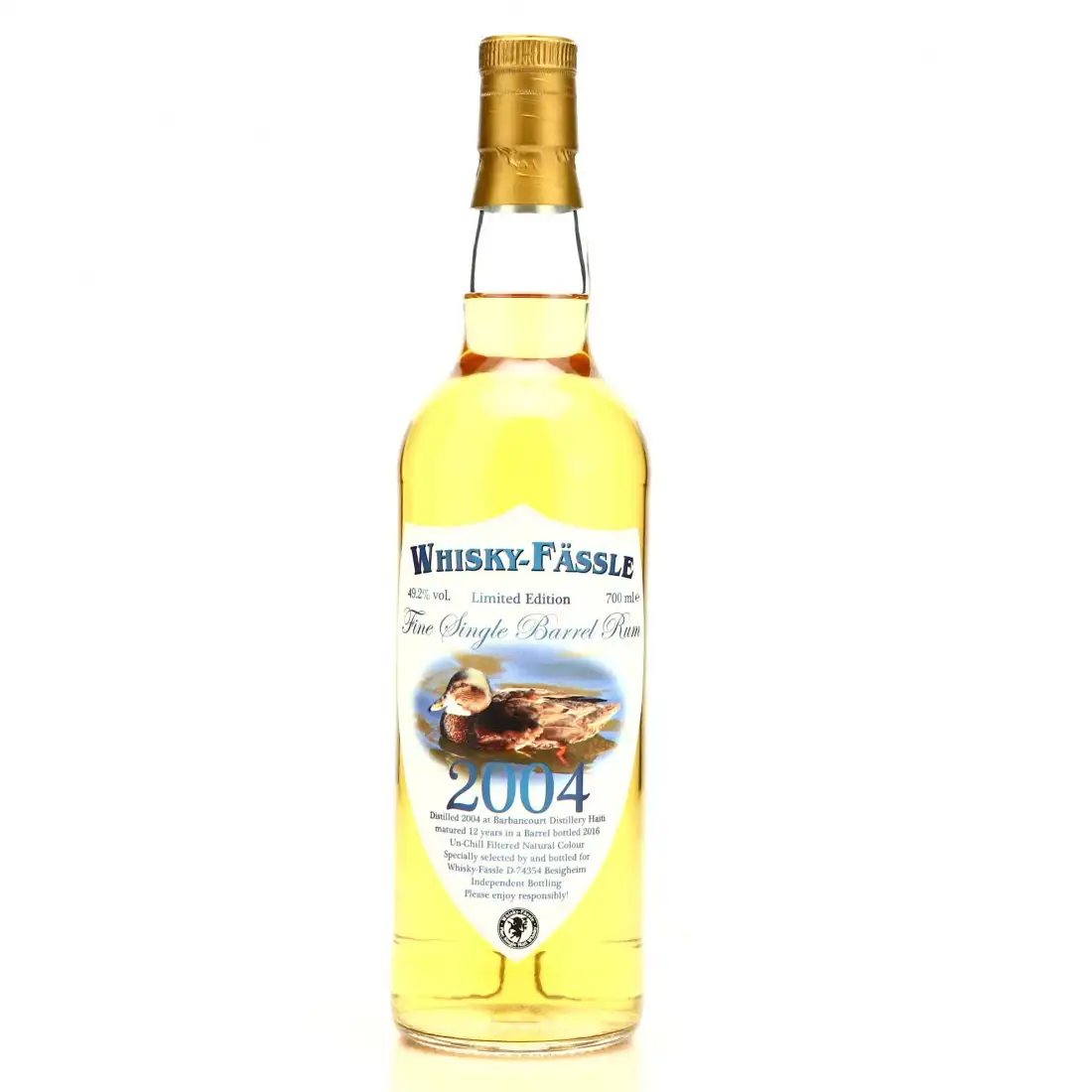 Whisky-Fässle Barbancourt 2004