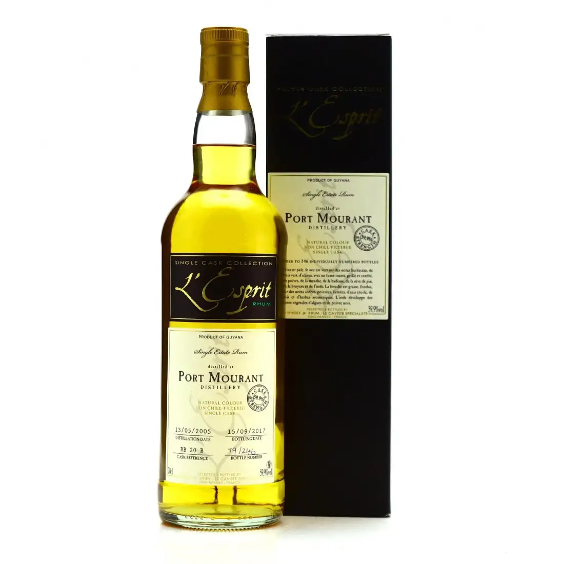 Whisky & Rhum Port Mourant L‘Esprit 2005