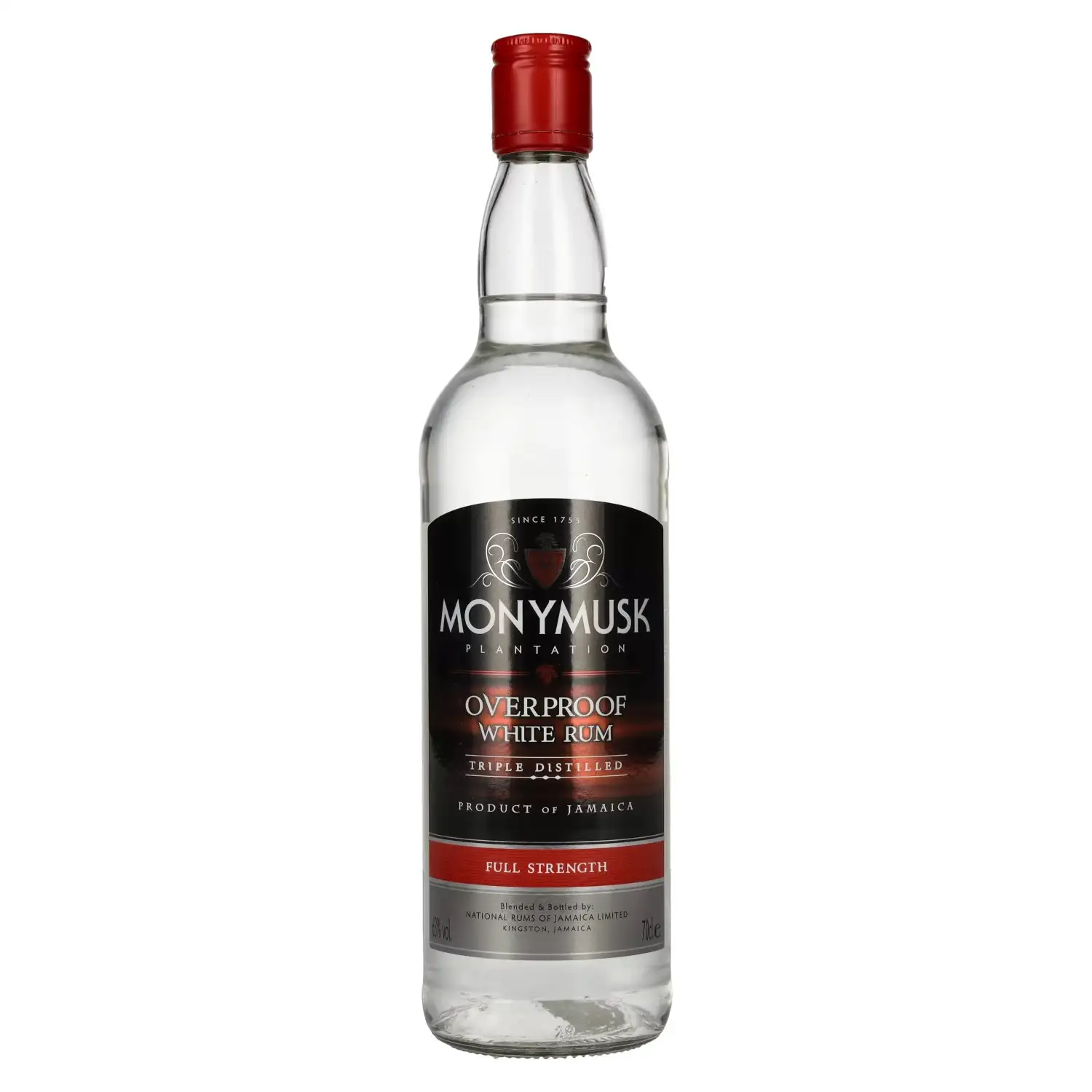 Clarendon Monymusk Plantation White Overproof Rum