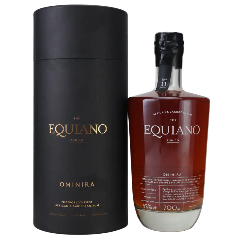 Afro-Caribbean Rum Equiano Ominira 2010