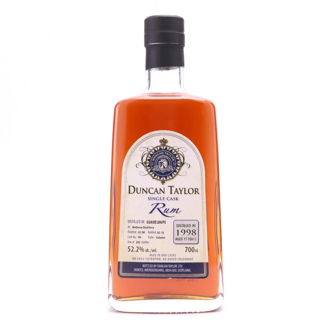 Duncan Taylor Bellevue Single Cask Rum 1998
