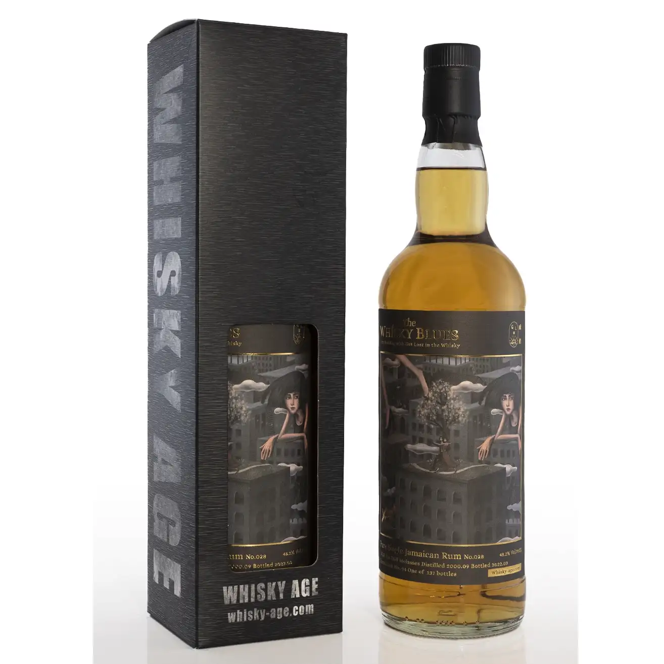 Whisky AGE Hampden The Whisky Blues Pure Single Jamaican Rum JMLR LROK 2000