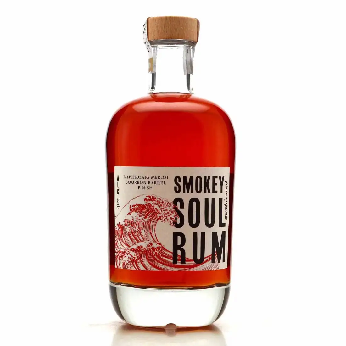Sushi + Soul Smokey Soul Rum (Laphroaig Merlot Bourbon Barrel Finish) 2019