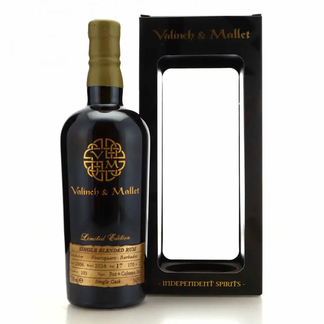 Valinch & Mallet Foursquare Single Blended Rum 2006