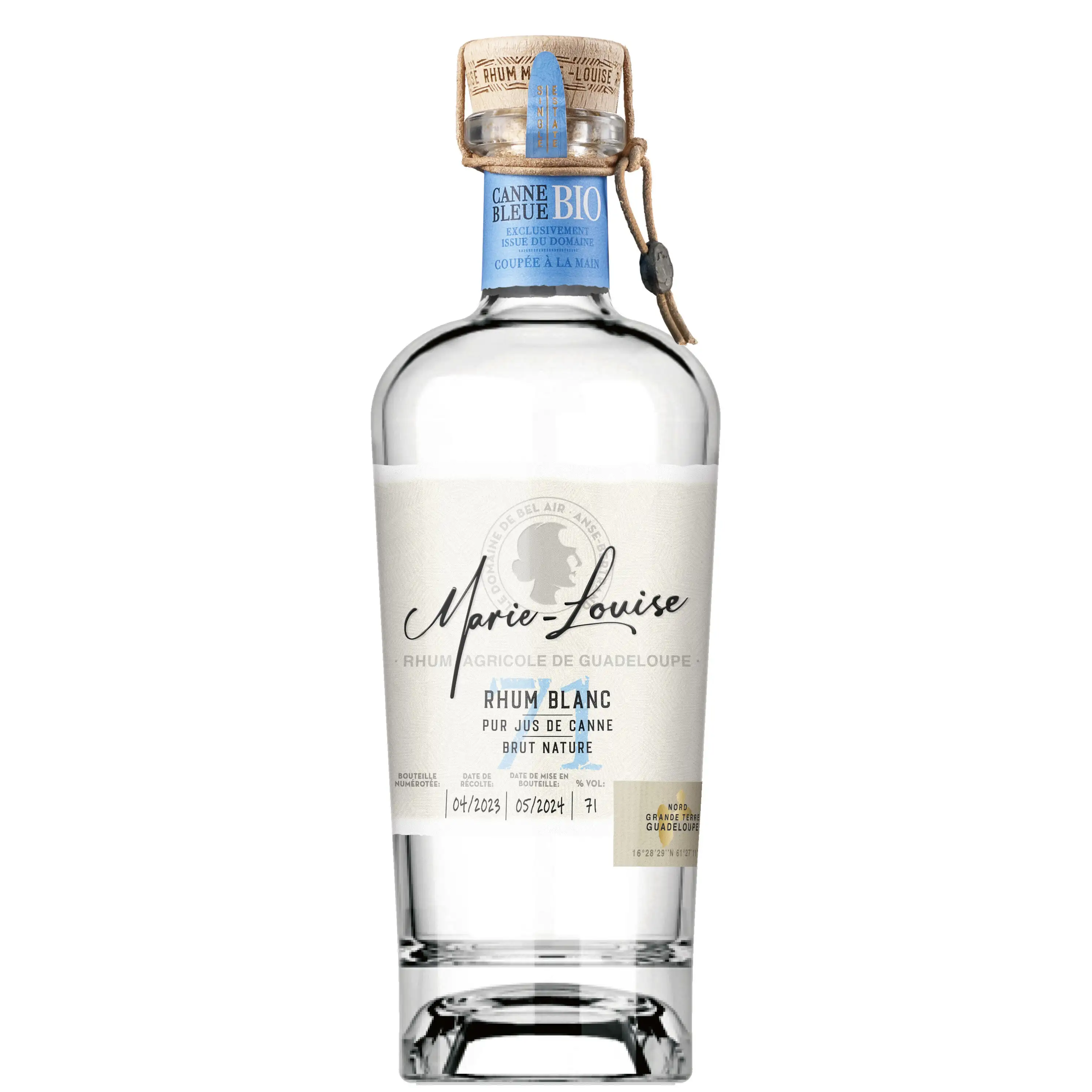 Domaine de Bel Air Carrere Marie Louise Rhum Blanc (Pur Jus de Canne Brut Nature) 2023