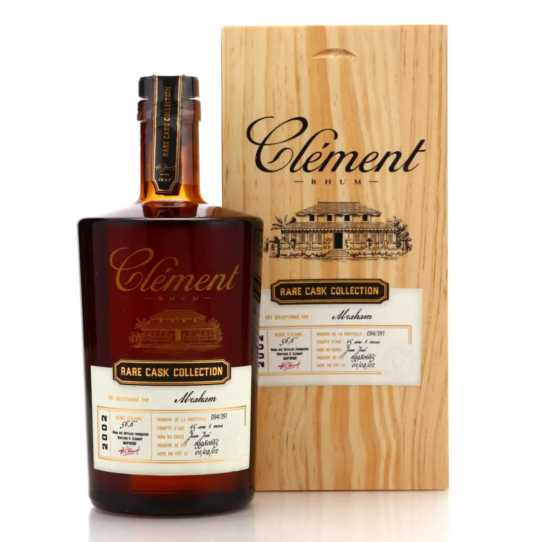 Clément Clément Rare Cask Collection Abraham 2002
