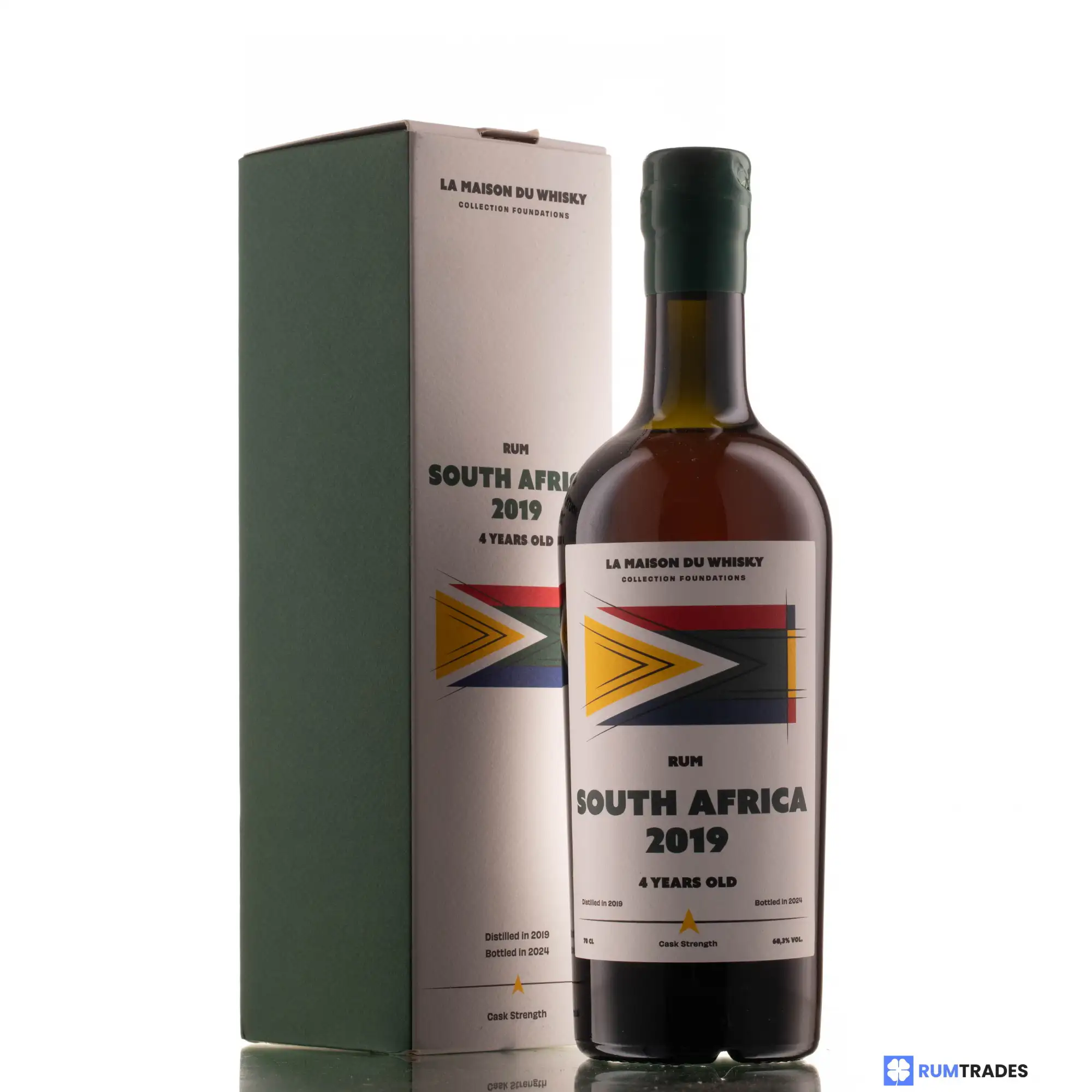 La Maison Du Whisky MHOBA Rum South Africa Flag Series  (Collection Foundations) 2019
