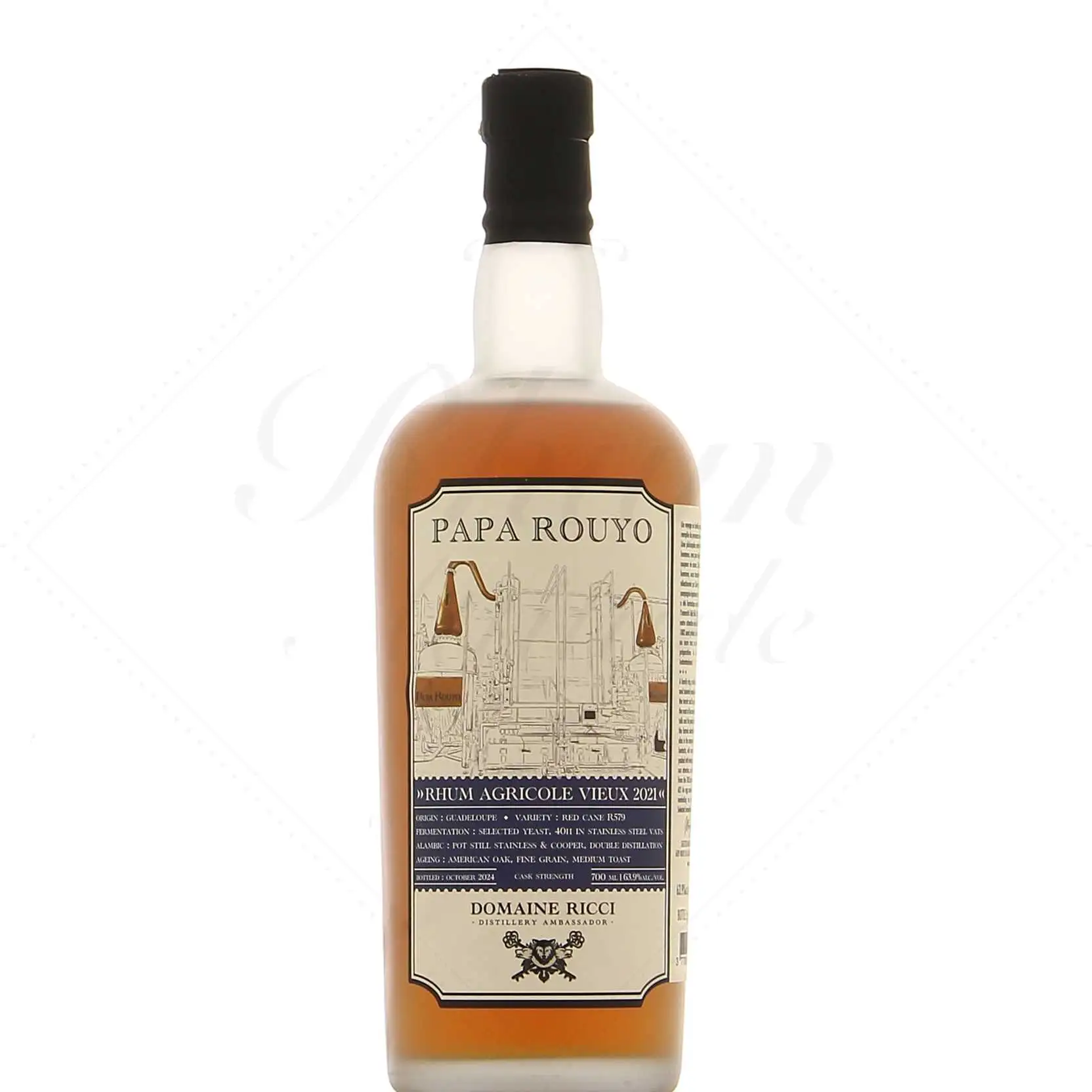 Domaine Ricci Papa Rouyo Rhum Agricole Vieux 2021