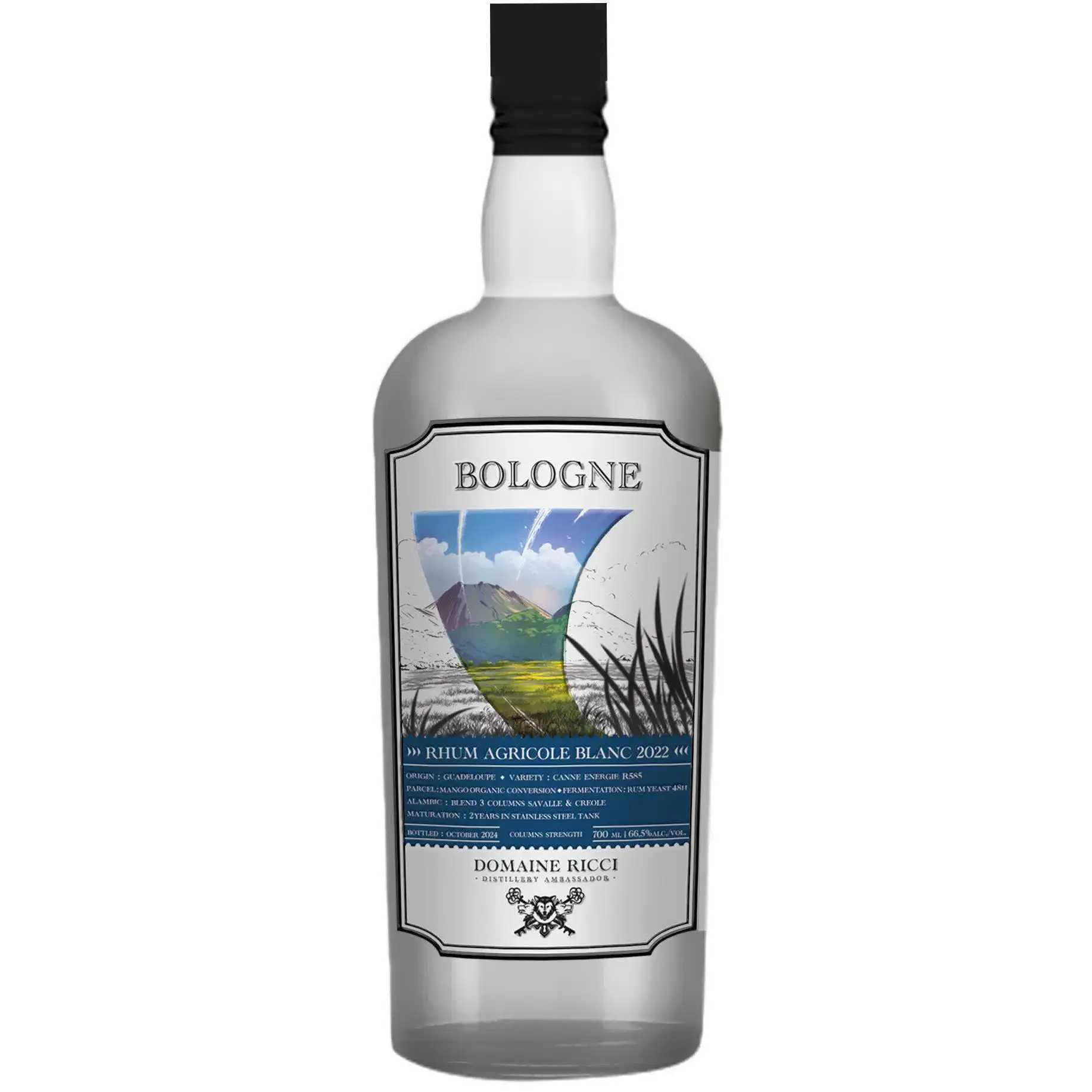 Domaine Ricci Bologne Rhum Agricole Blanc 2022