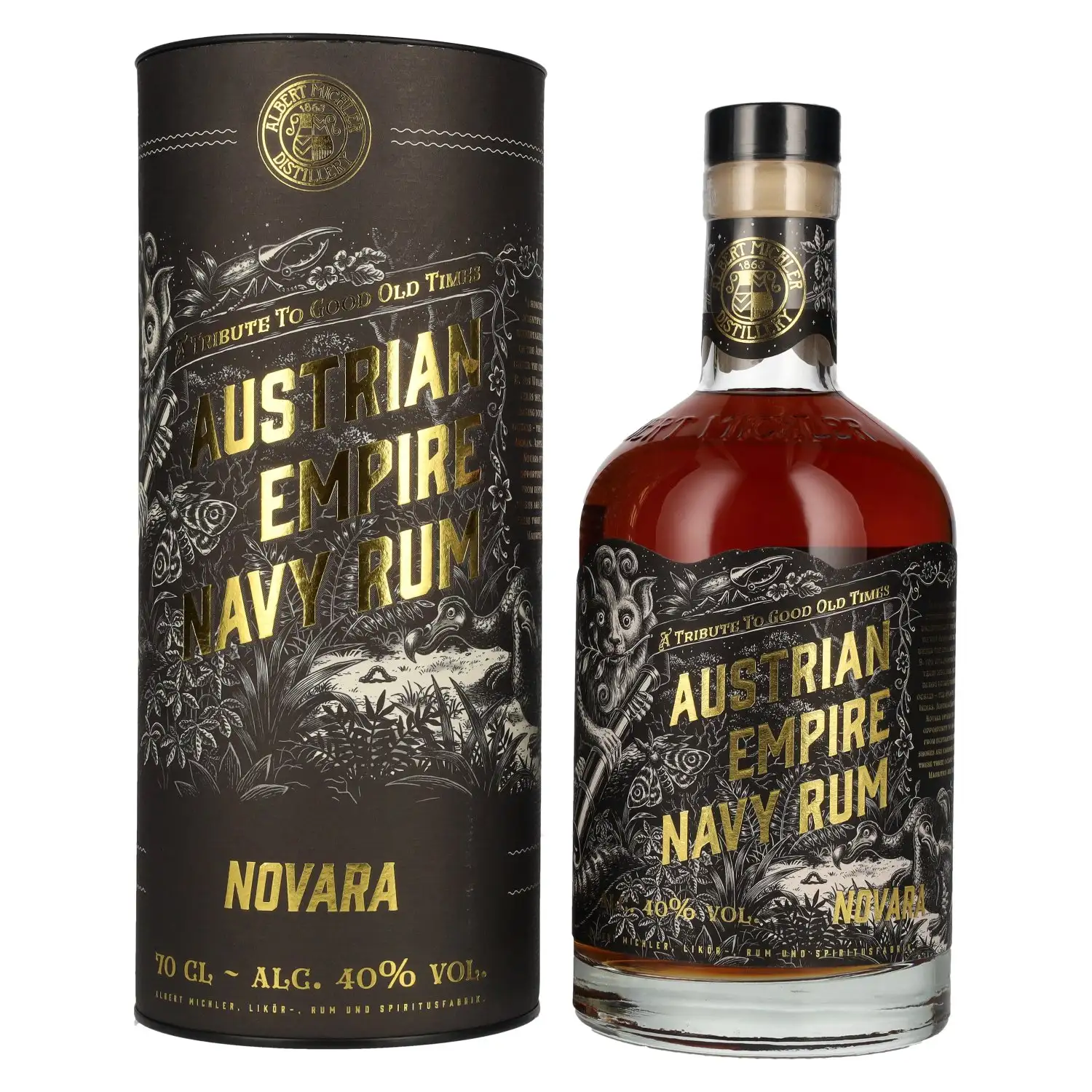 Albert Michler Distillery Austrian Empire Navy Rum Novara