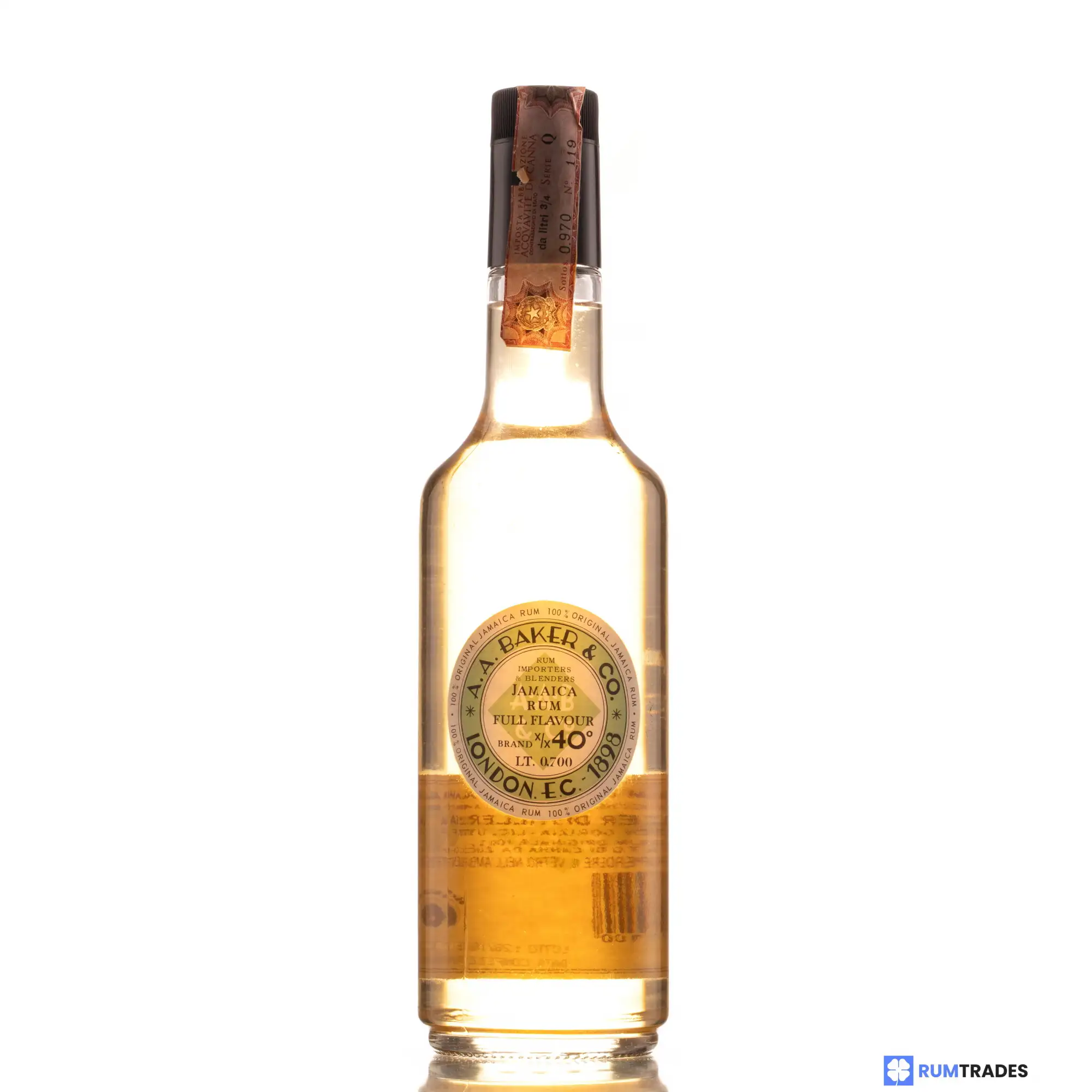 A.A. Baker & Co. S.p.A. Jamaica Rum Full Flavour