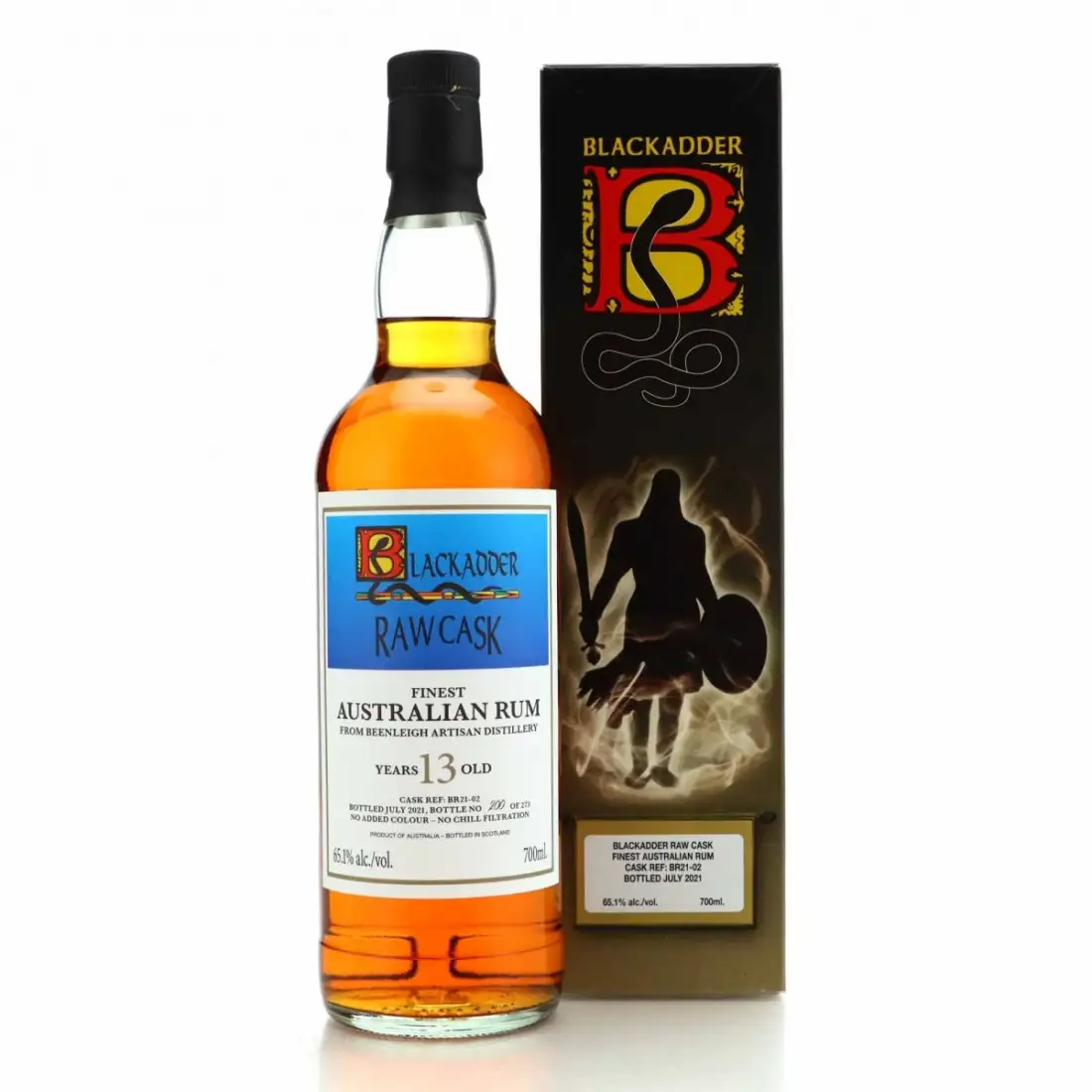 Blackadder Beenleigh Finest Australian Rum 2008
