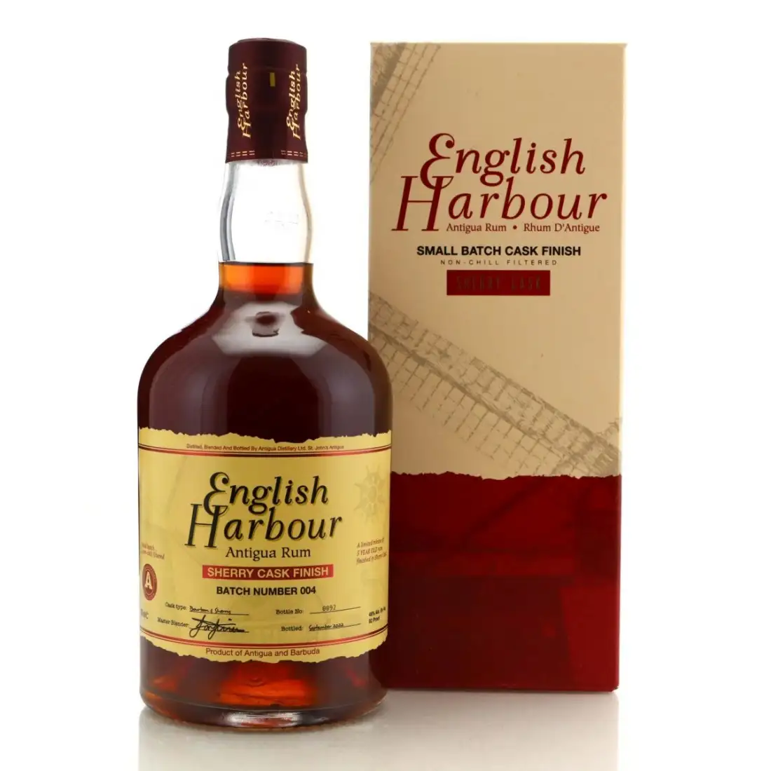 The Antigua Distillery English Harbour Sherry Cask Finish (Batch 004) 2017