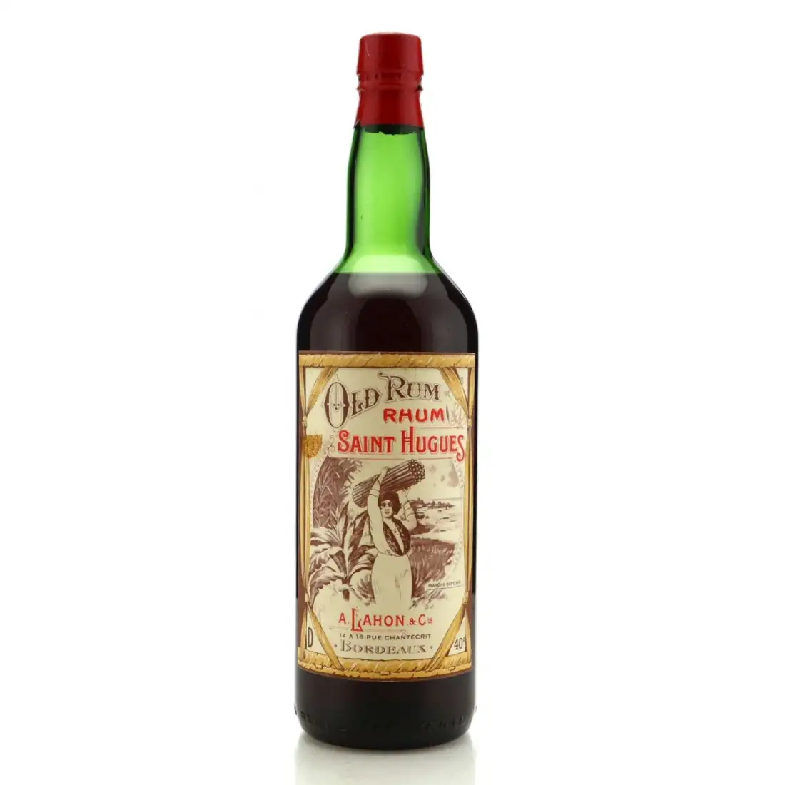 Lahon & Cie Old Rum Saint Hugues 1950s