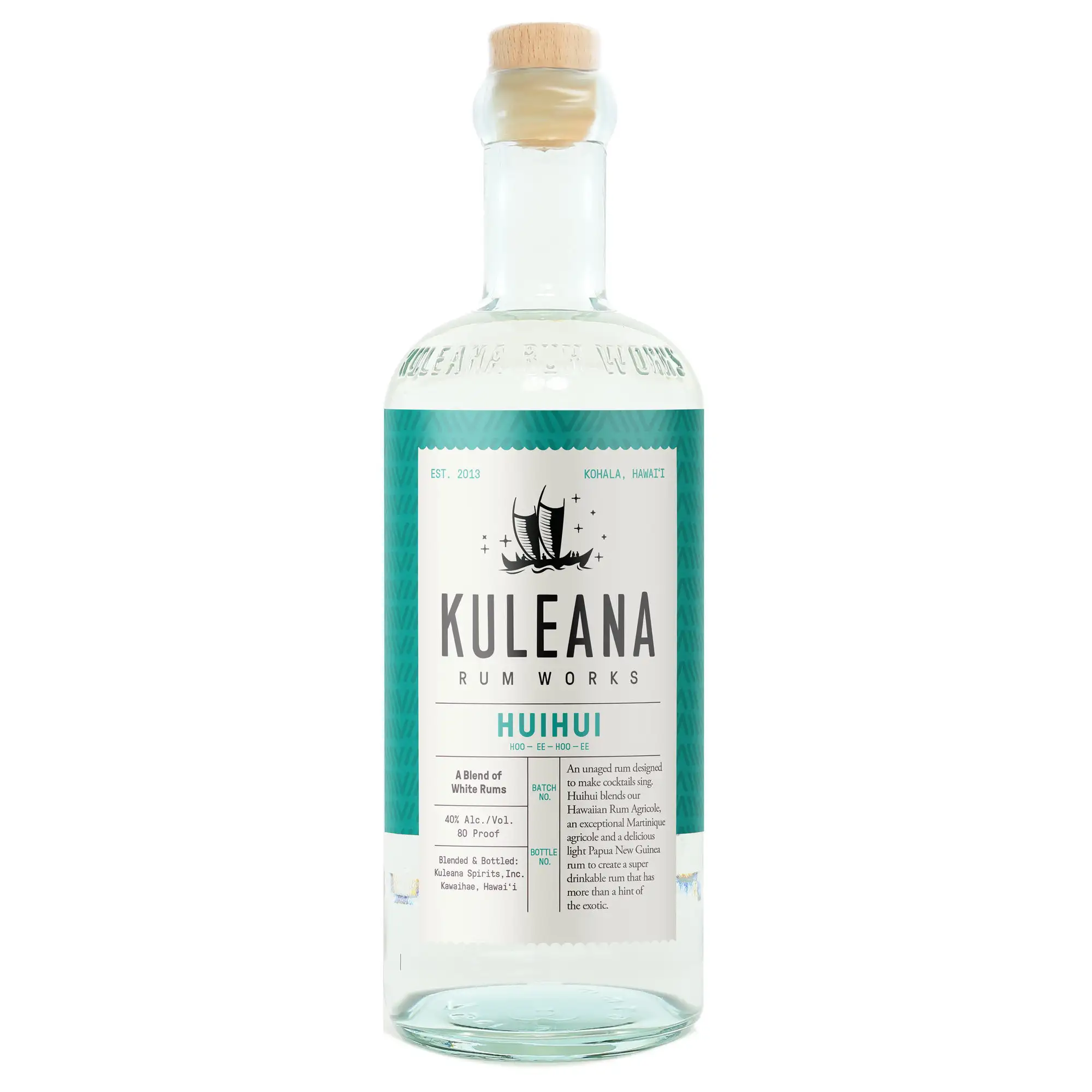 Kuleana Spirits, Inc. Rum Works Huihui