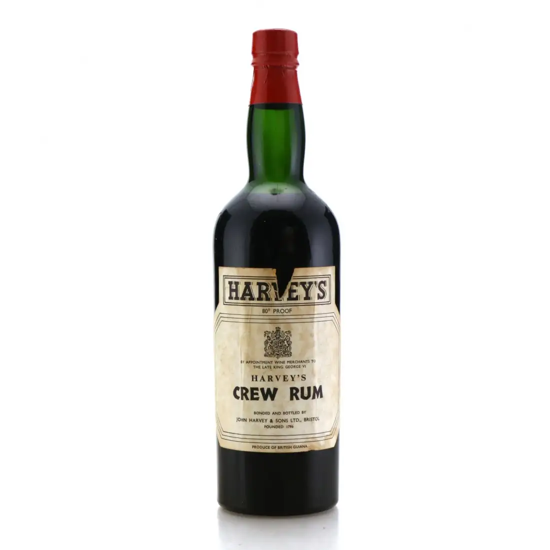 Harvey‘s Crew Rum British Guiana 1950s