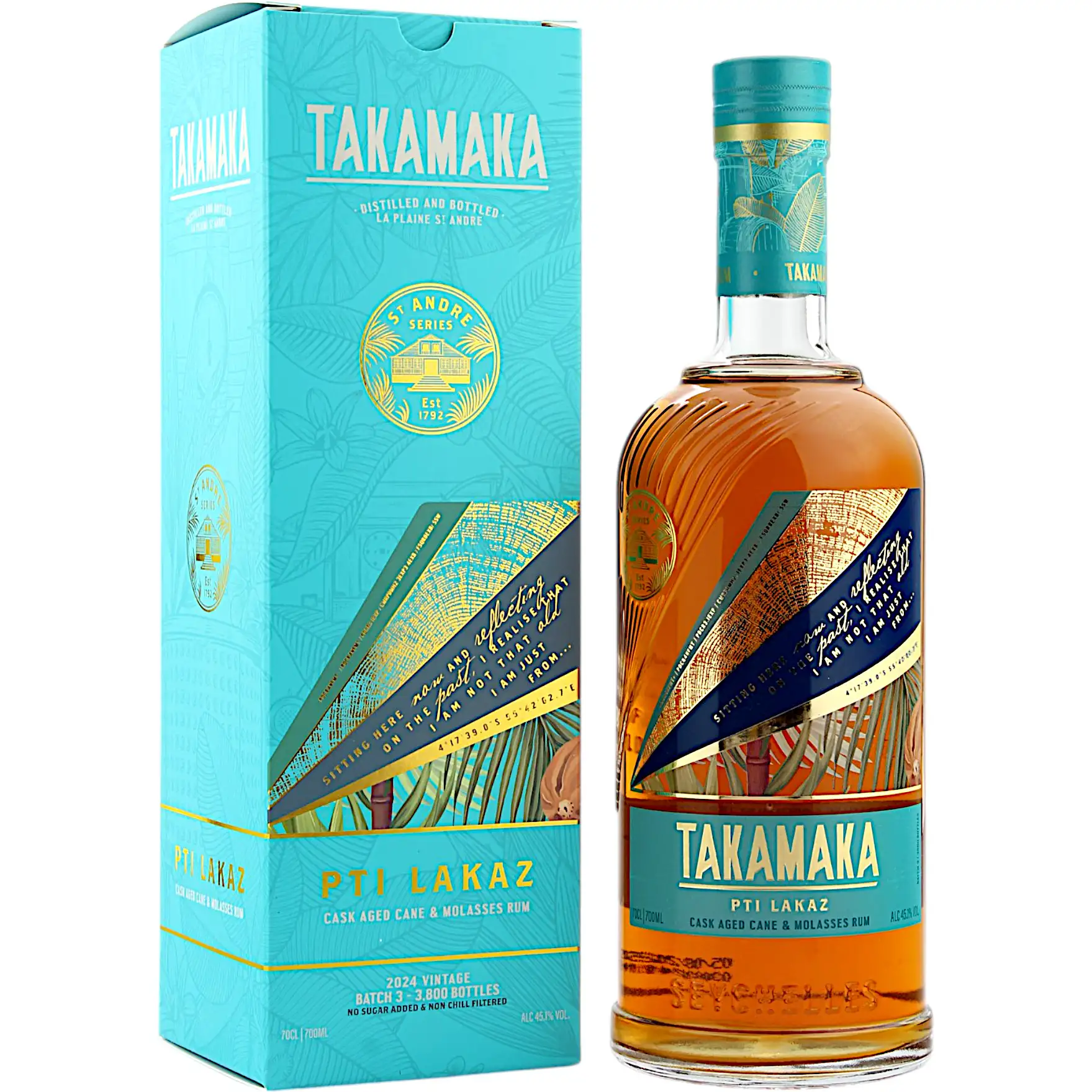 Trois Frères Distillery Takamaka PTI Lakaz (Batch 3) 2024