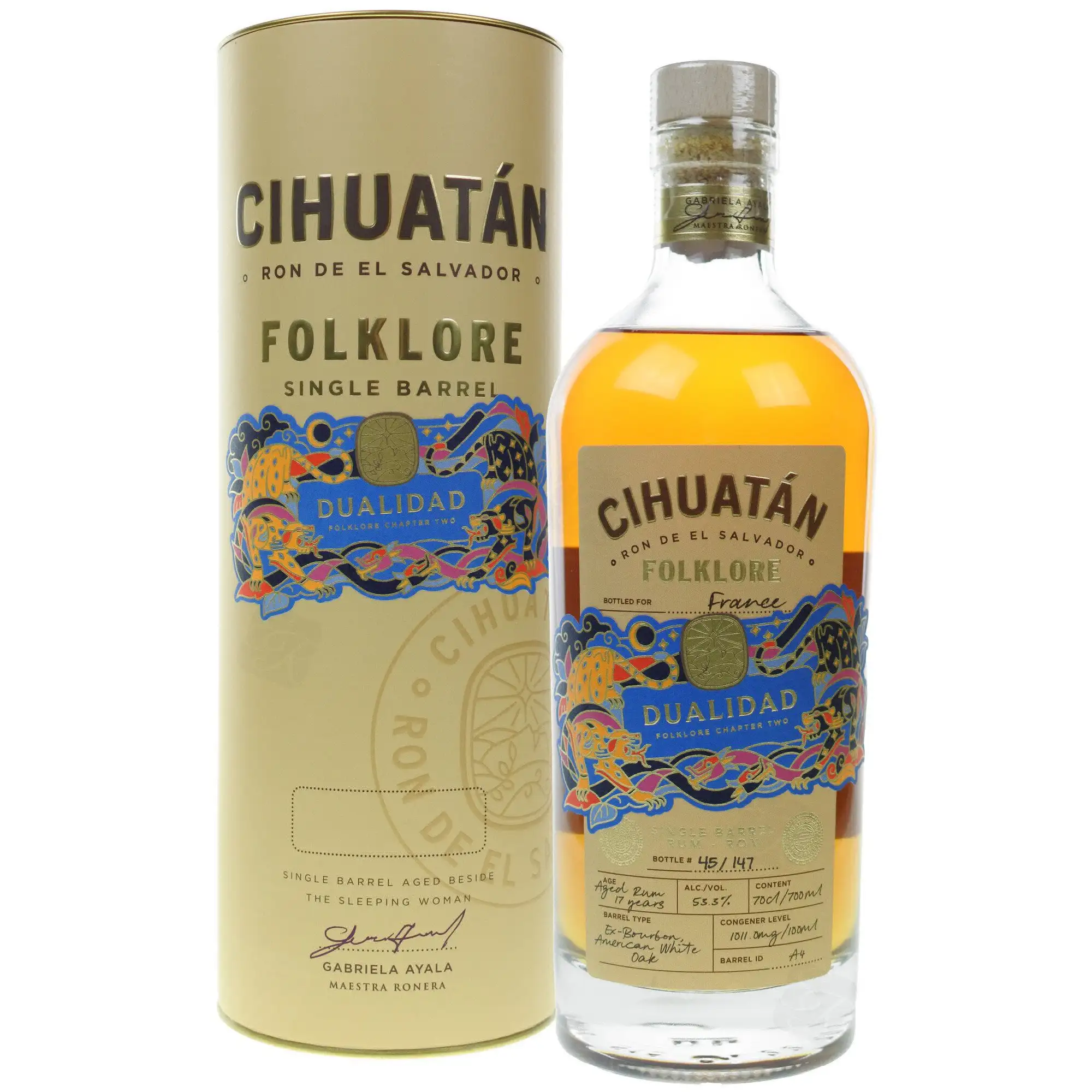 Licorera Cihuatán Folklore Dualidad (France)