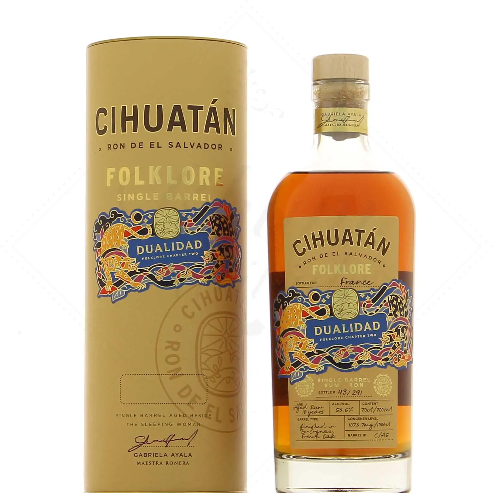 Licorera Cihuatán Folklore Dualidad (France)