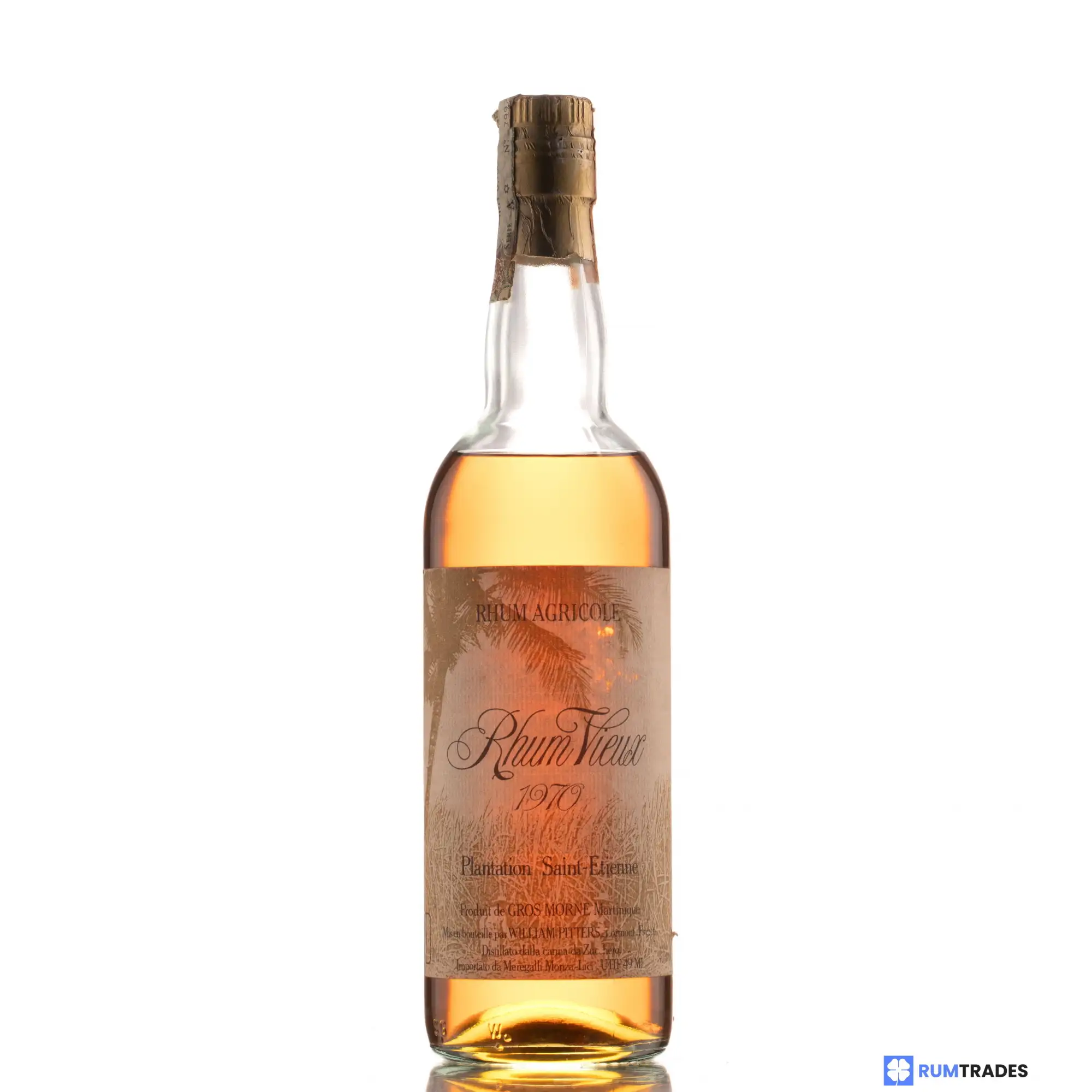 Habitation Saint-Étienne Rhum Agricole Rhum Vieux 1970