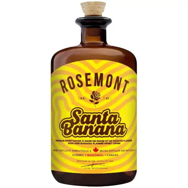 Distillerie de Montréal  Rosemont Santa Banana (Rhum à la banane flambée)