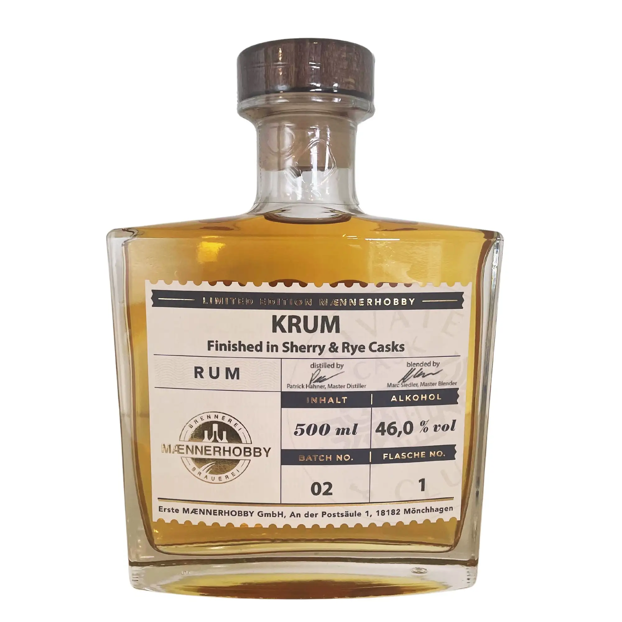 Maennerhobby Krum Finished in Sherry & Rye Casks (Batch 02)