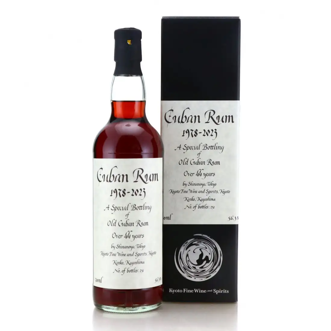 Kyoto Fine Wine and Spirits Cuban Rum 1978