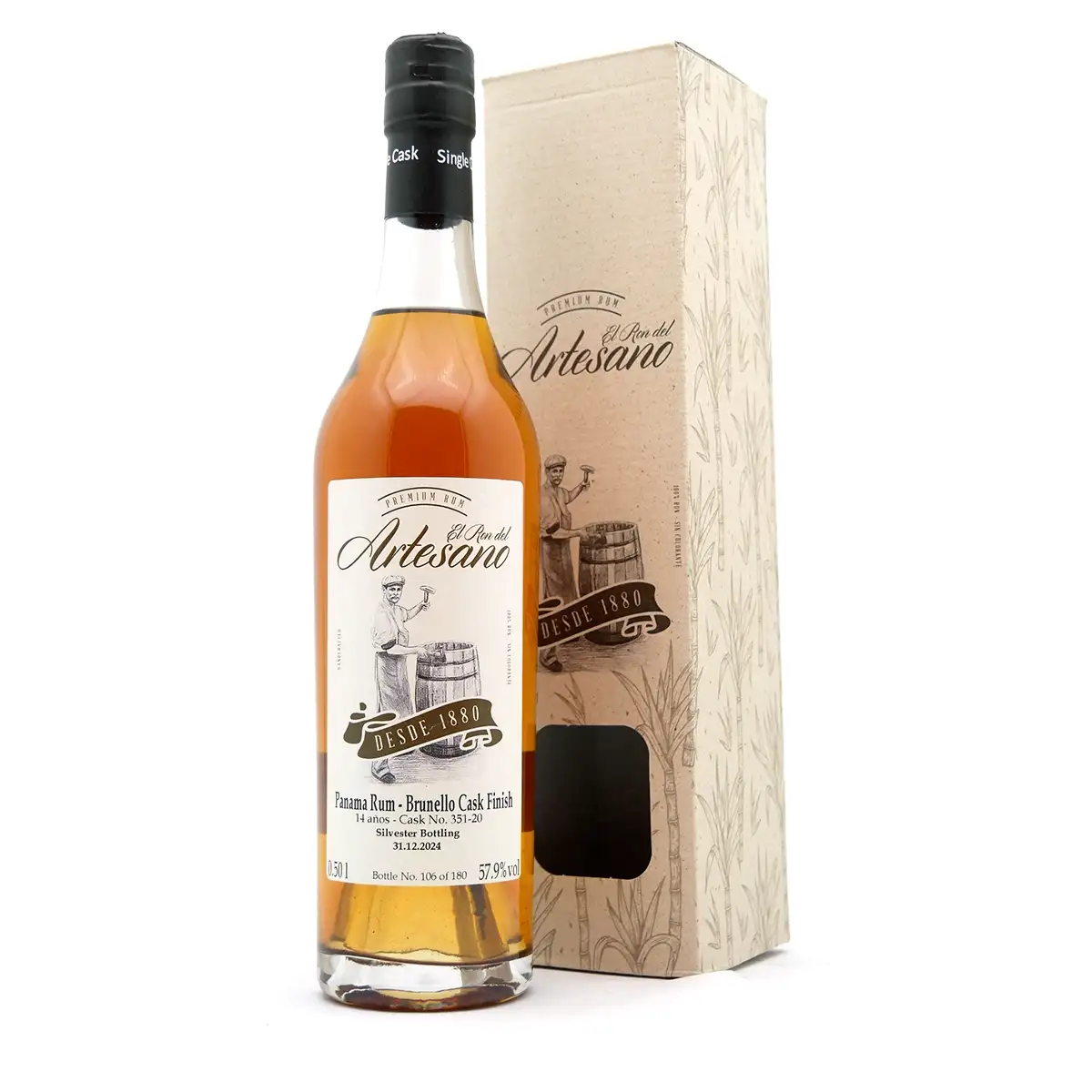 El Ron del Artesano Panama Rum - Brunello Cask Finish 2010