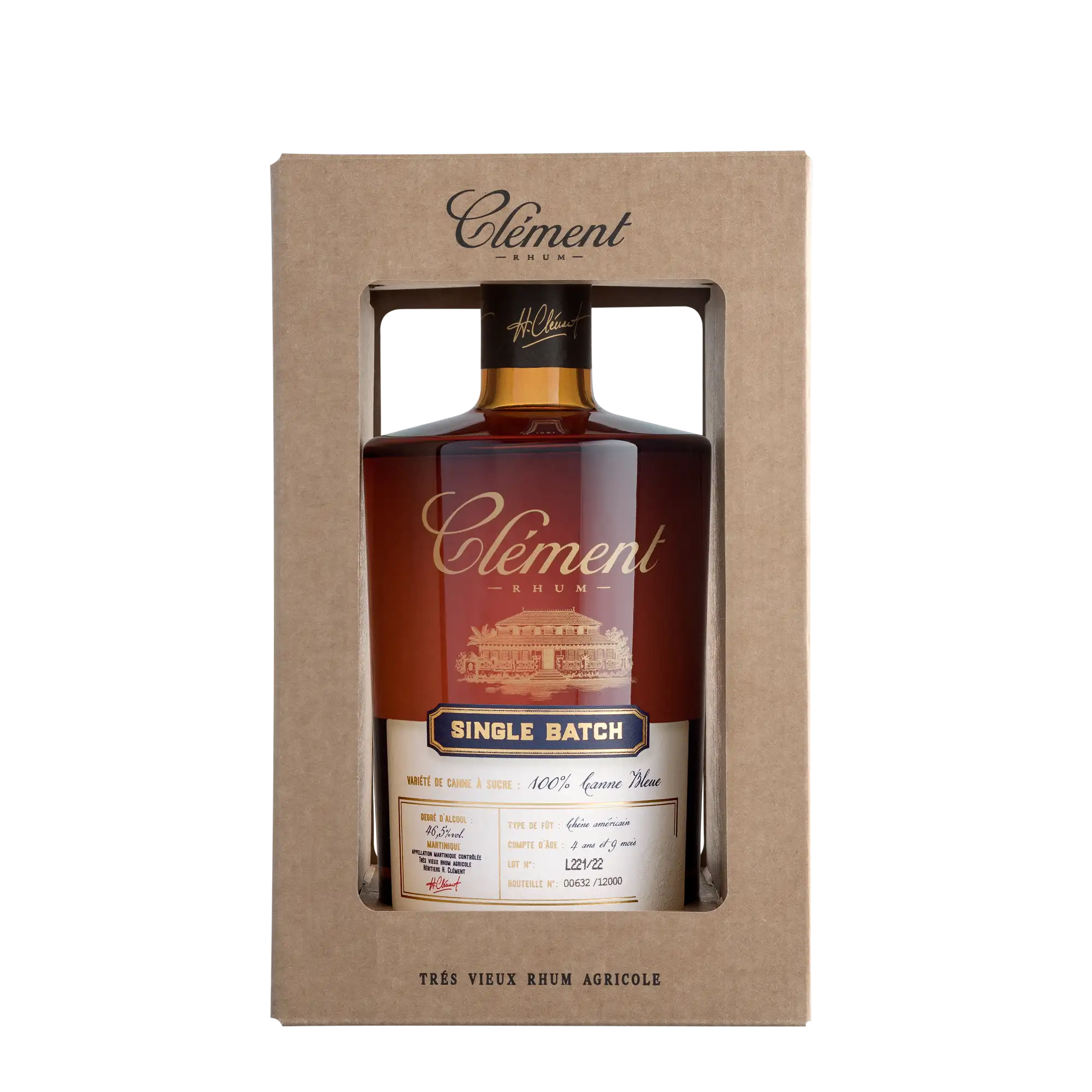 Clément Single Batch 100% Canne Bleue