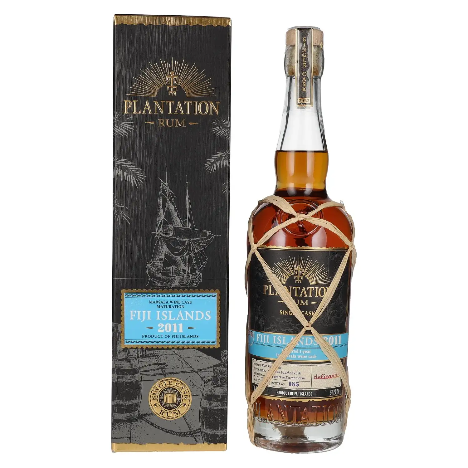 Fiji Rum & Co Plantation Fiji Islands 2011 (Marsala Finish) delicando