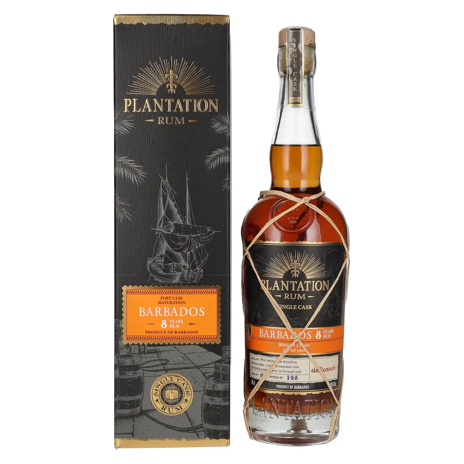 Plantation Barbados 8 Years Old (Port Finish) delicando 2023