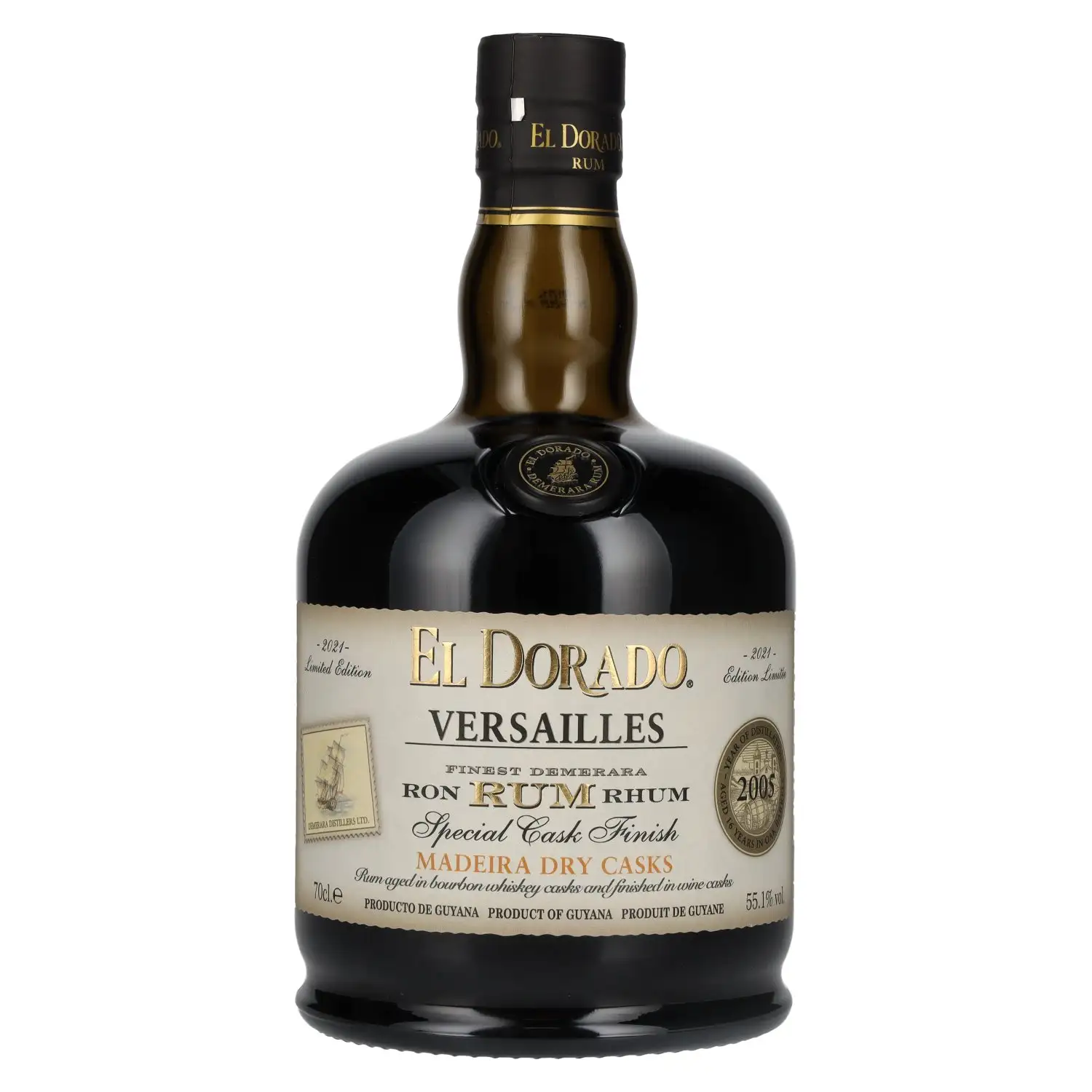 Versailles El Dorado El Dorado Versailles Special Cask Finish 2005/2021 Madeira Dry Casks
