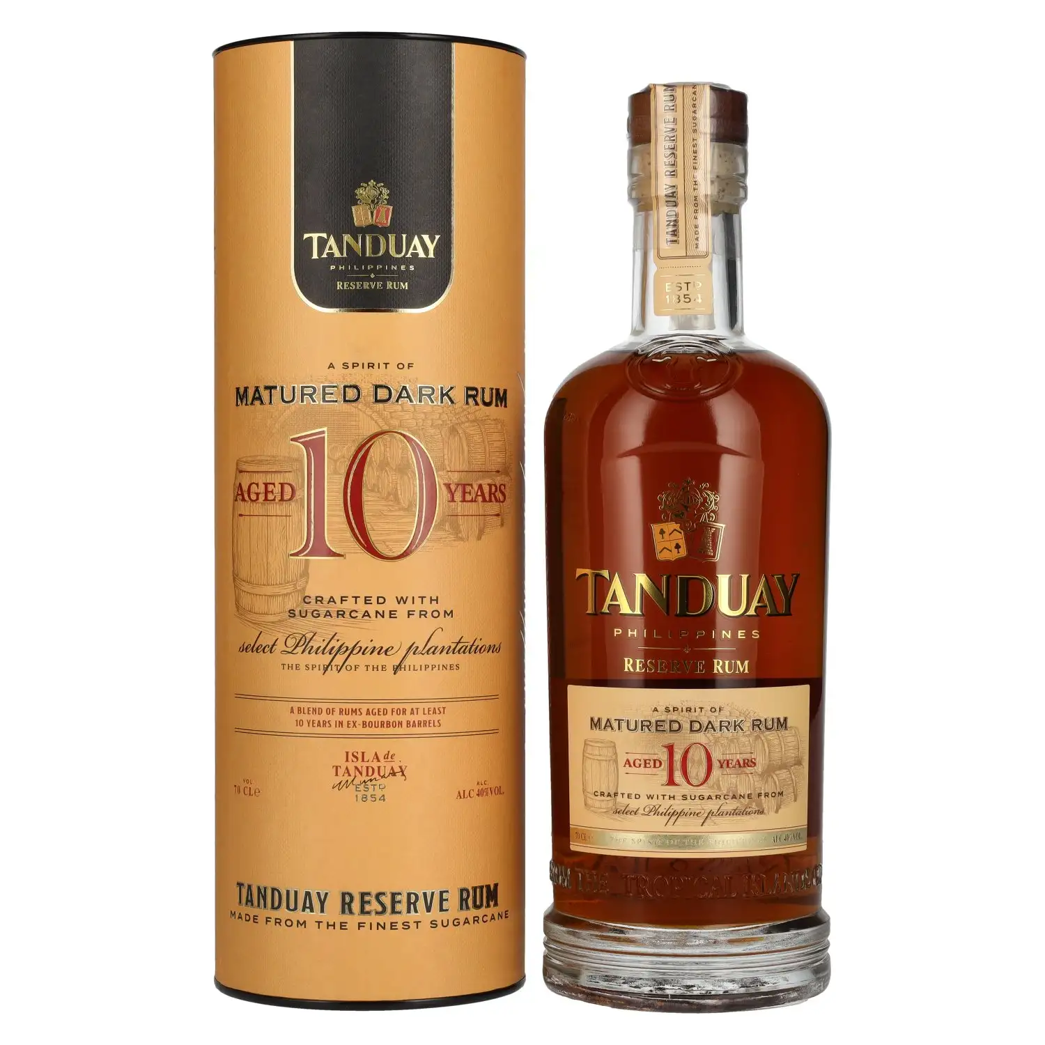Tanduay Tanduay 10 Years Old Reserve Dark Rum