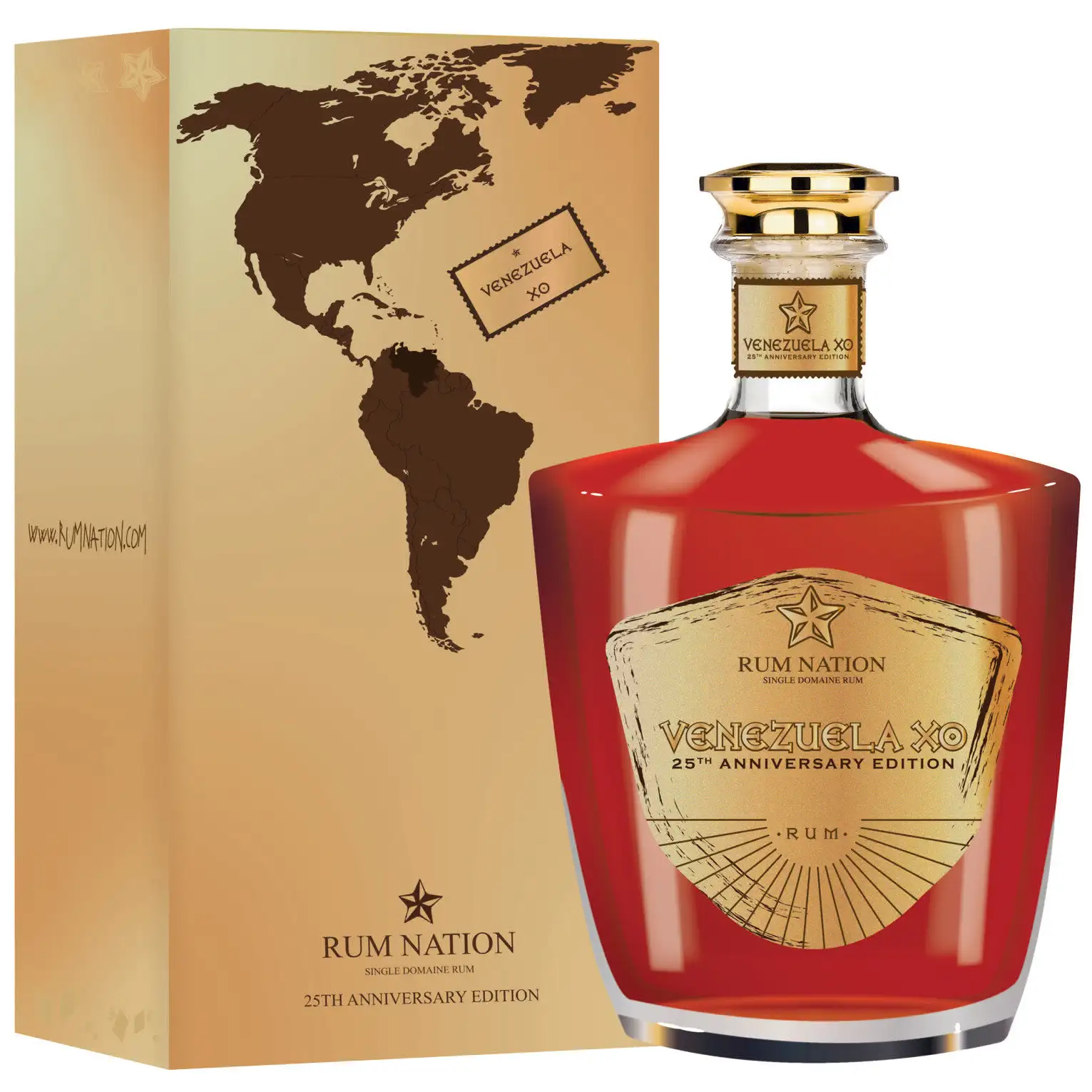 Rum Nation Rum Nation - Venezuela XO 25th Anniversary Decanter