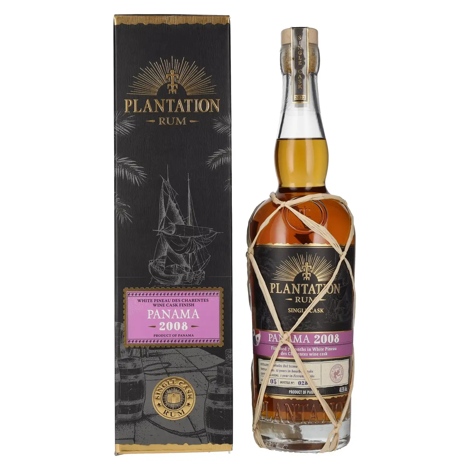 Alcoholes Del Istmo Plantation Panama 2008 (White Pineau des Charentes Finish)