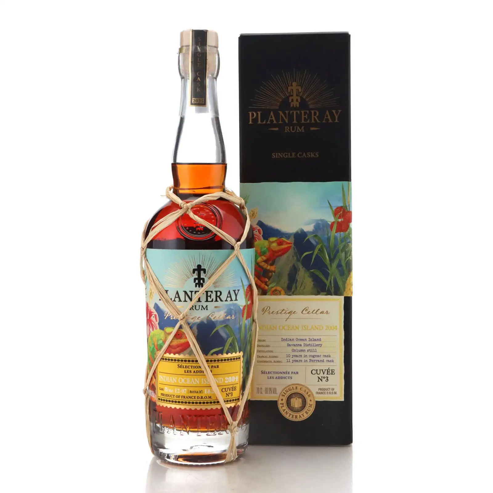 Savanna Planteray Prestige Cellar Indian Ocean Island (Les Addicts Cuvée No. 3) 2004