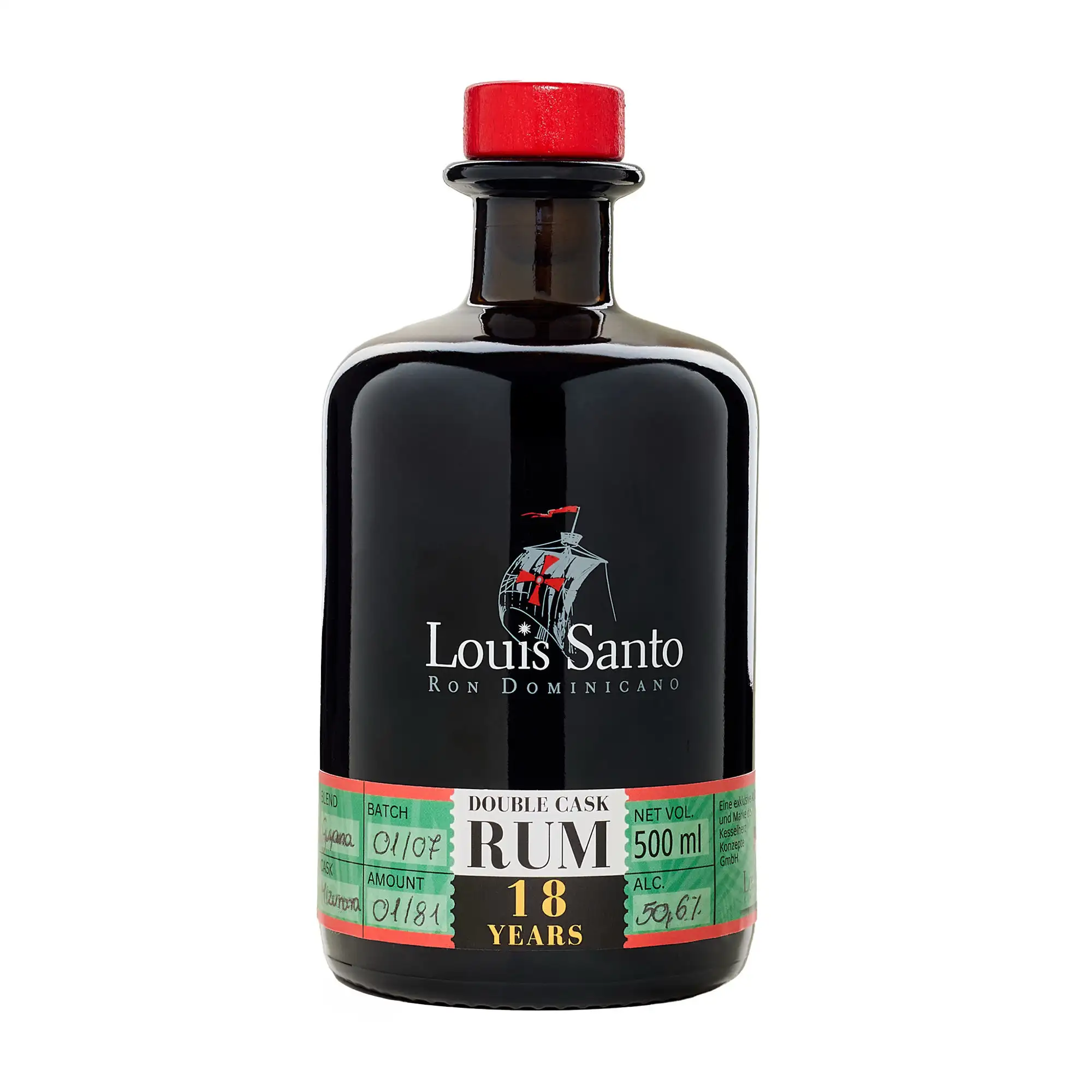 Kesselherz Louis Santo Double Cask Rum (Sonderabfüllung)