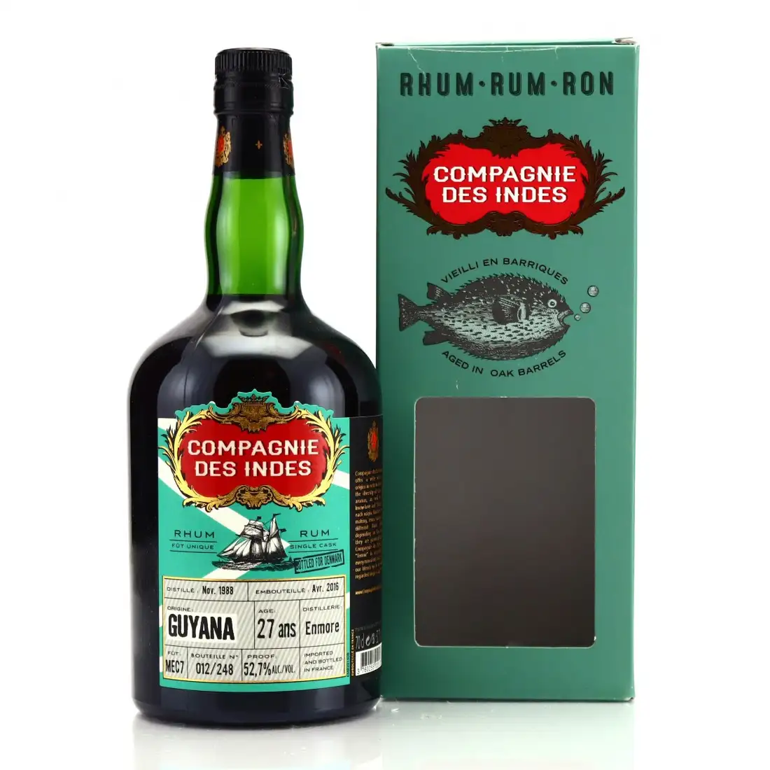 CDI Enmore (Versailles) Guyana (Bottled for Denmark) 1988