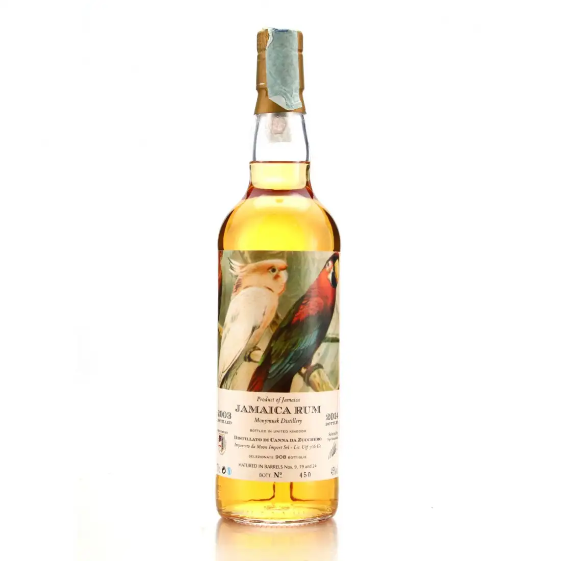 Moon Import Clarendon Jamaica Rum „I Pappagalli“ 2003