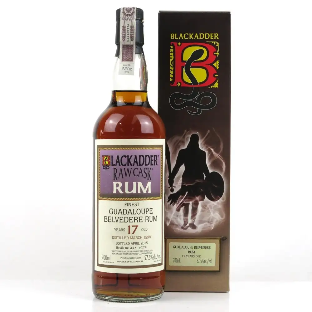 Blackadder Bellevue Raw Cask Rum Belvedere 1998