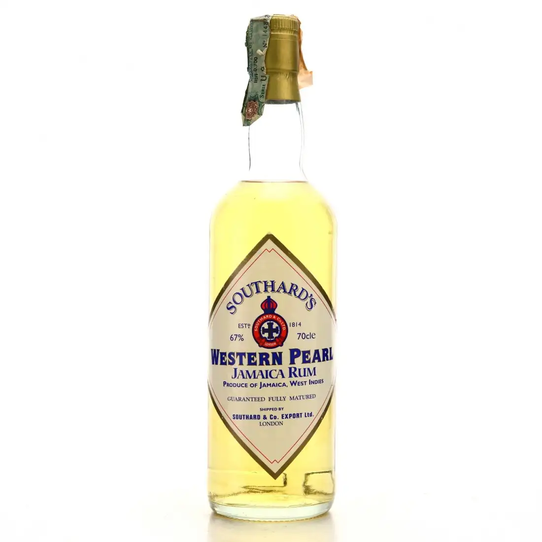 Southard & Co. Export Ltd. Western Pearl Jamaica Rum